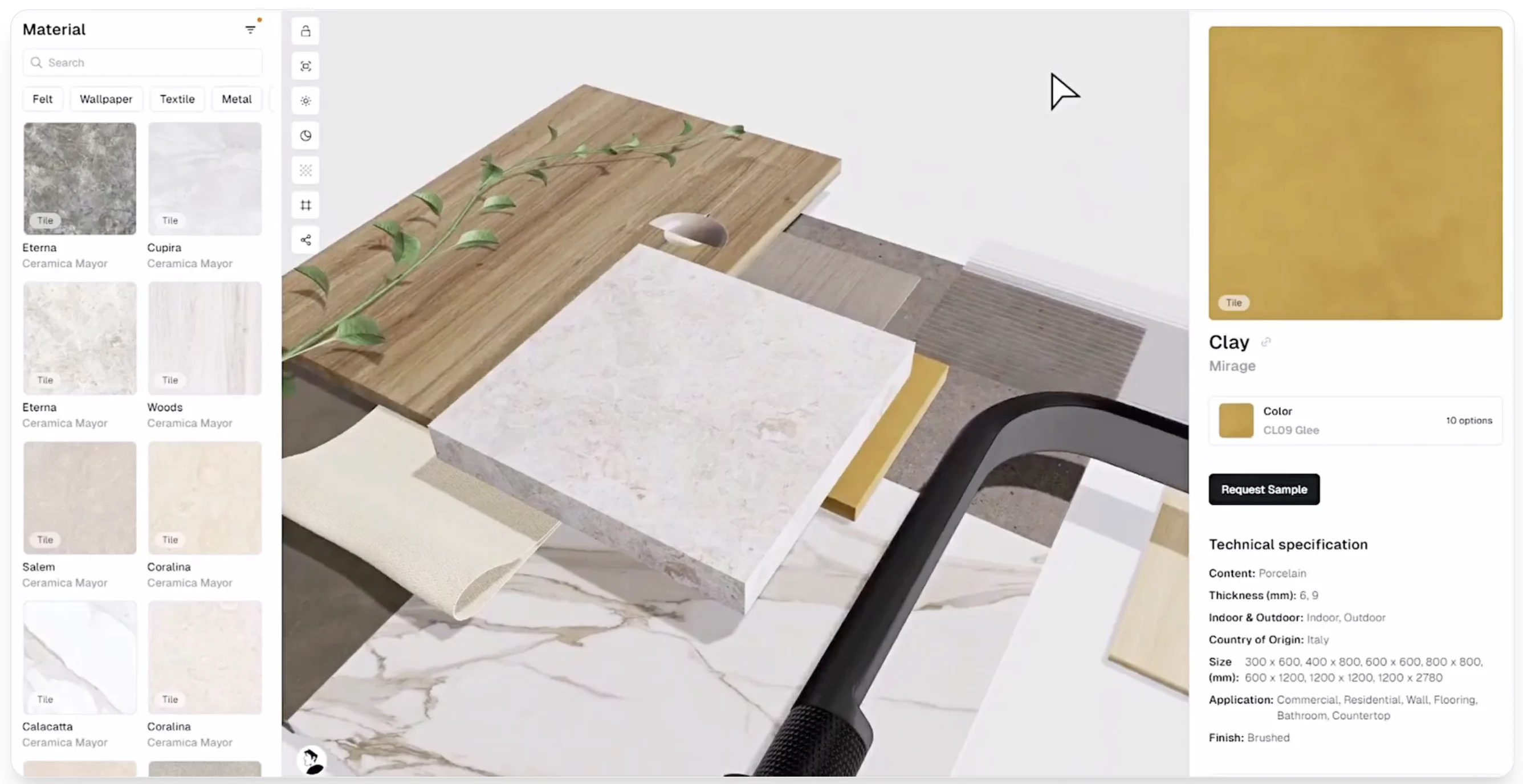 Matterbase — 3D visualization e-commerce platform for designers built with Three.js and Next.js